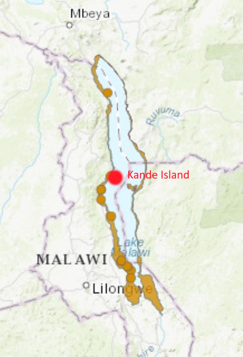 Distribution de Lethrinops albus