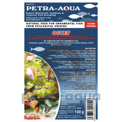 Nourriture congelée pour poissons d'aquarium - Octet - Oscar le poisson