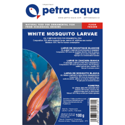 Nourriture pour poissons d'aquarium - Larves de moustique blanche