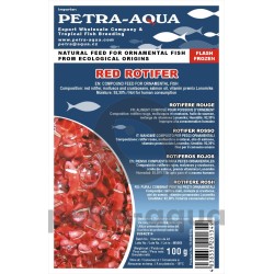 Nourriture congelée pour poissons d'aquarium - Rotifères rouge